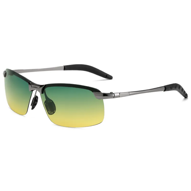 Casual Streetwear Geometric Tac Square Half Frame Glasses