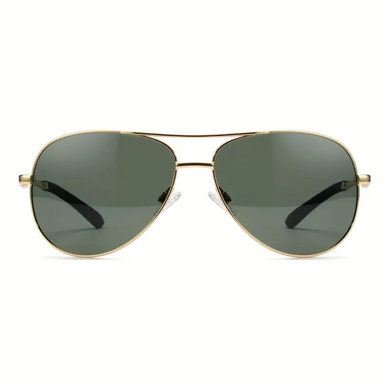 Classic Fashion Glasses For Men, Flexible Arms Comfy Metal Glasses